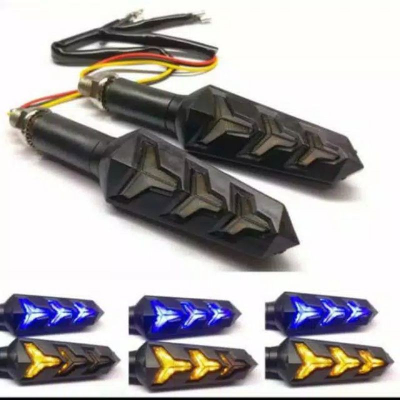 Lampu sen running pesawat Variasi vixion cb cbr aerox xride mx king