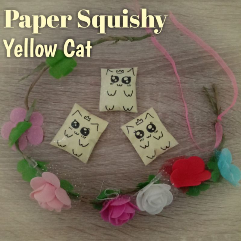 Handmade Paper Squishy Cute Cat