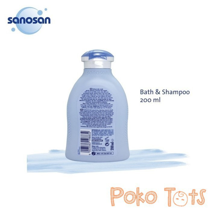 Sanosan Baby Bath and Shampoo 200ml Sabun Shampo Bayi