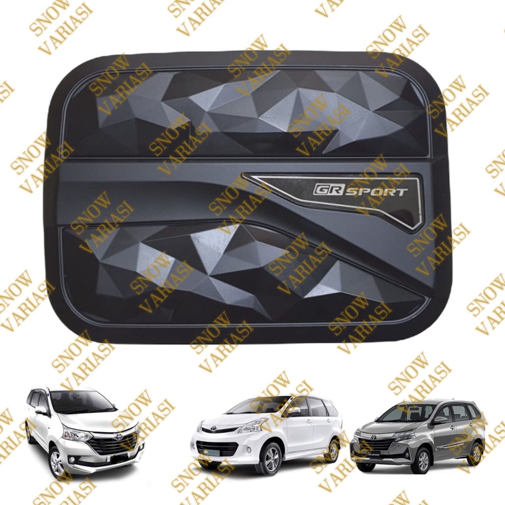 Tank Cover All New Avanza Xenia Veloz 2012 2015 2018 2021 GR Sport Hitam