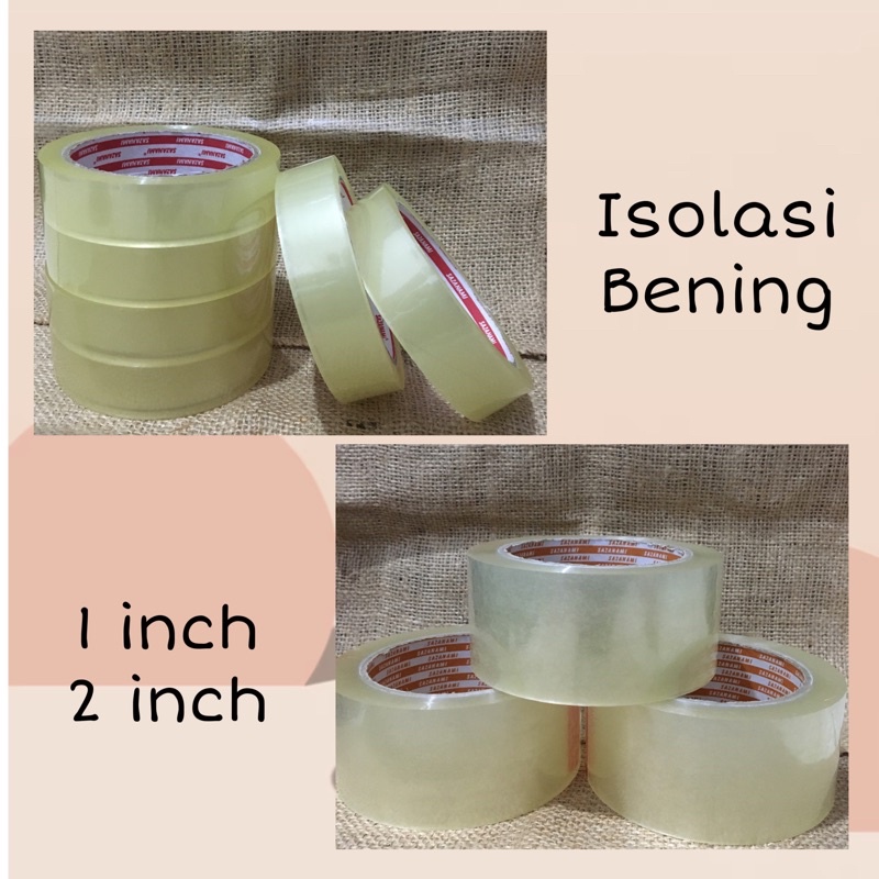 

ISOLASI BENING SAZANAMI SELOTIP SOLASI LAKBAN TAPE