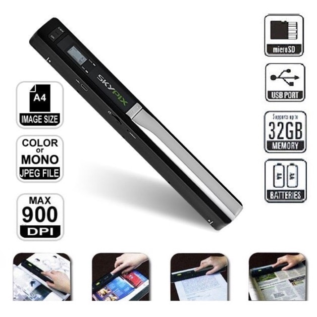 Skypix Handyscan - portable scanner 900 dpi TSN 410