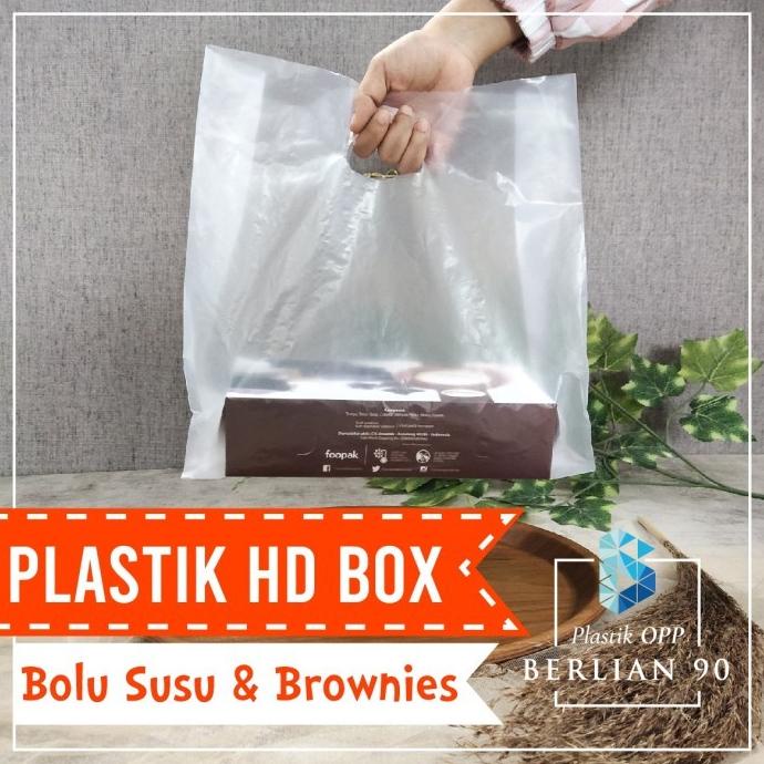 

langsung order saja] Plastik HD Box Brownies Kantong Plastik Brownies Plastik HD Box Bolu