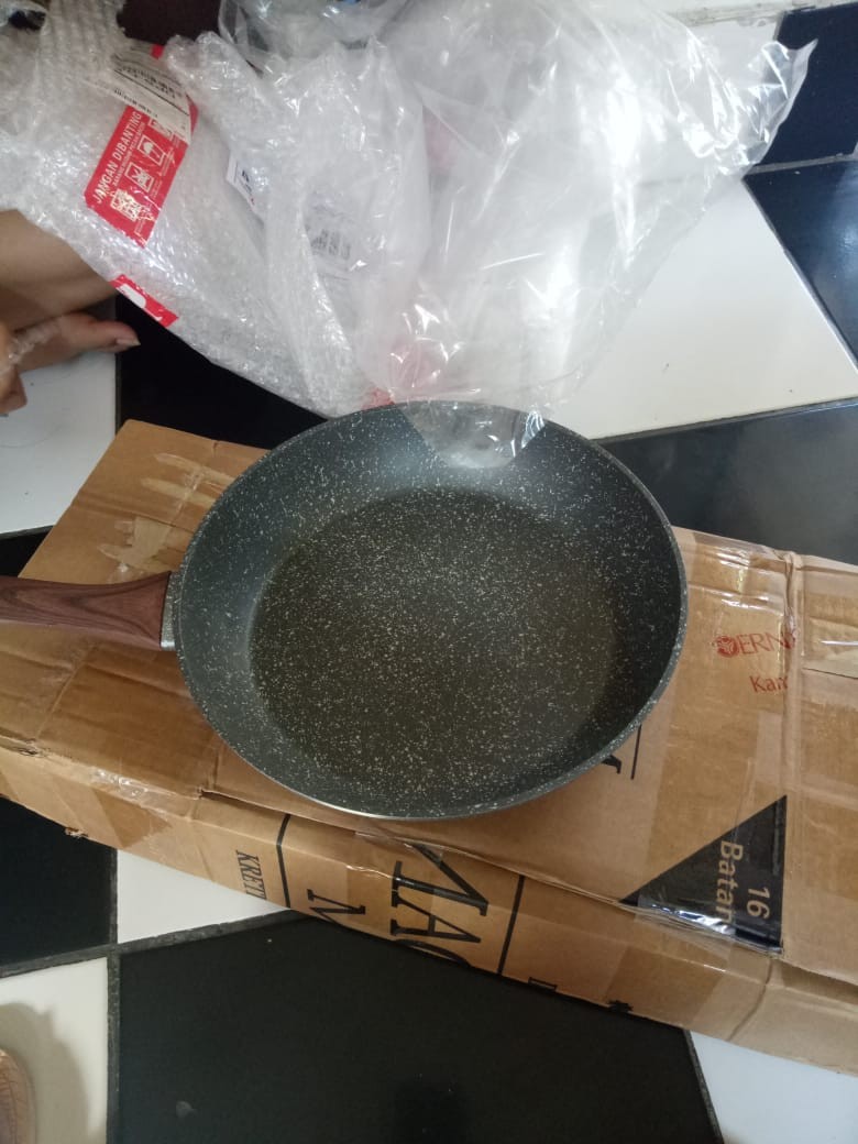 Cypruz - Fry Pan Induksi Marble 3mm 28cm Fp-0634