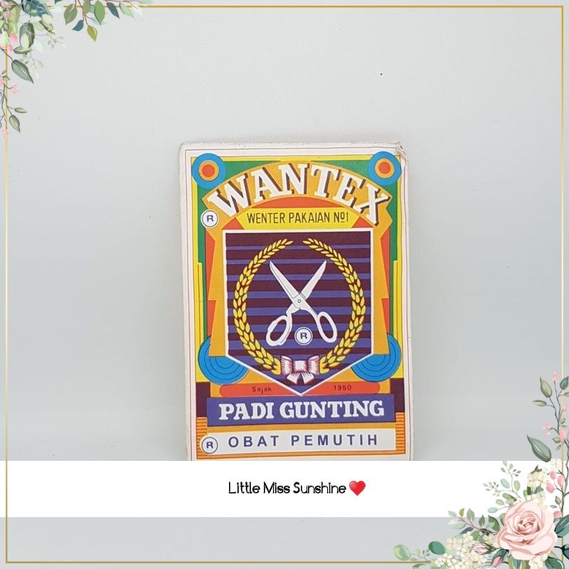 WANTEX WARNA OBAT PEMUTIH 31 Wenter Padi Gunting Pewarna Tie Dye Baju Sumbo Sumba Kain Cotton Satuan Ecer Grosir Jumputan Ikat Art Celup Wantek Pakaian Warna Baru Murah Bagus Kualitas DYE TIE Baik Quality Malang Lancar Grosir Warna Pakaian Pewarna Wenter