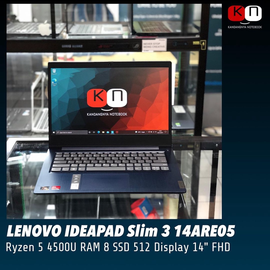 LENOVO IDEAPAD SLIM 3 RYZEN 5 4500U SSD 512 LAYAR 14 FHD / SLIM 5