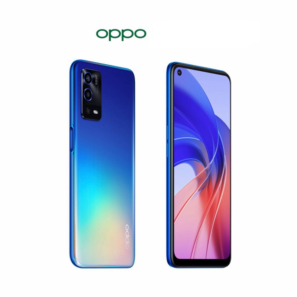 Oppo A55 [4GB+64GB] Helio G35 - 50MP Triple Camera - 6.51&quot; IPS LCD - 5000mAh Garansi Resmi Oppo 1 Tahun