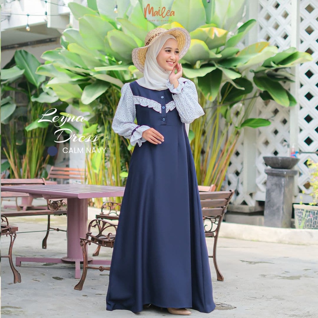 Leyna Dress Mailea Khaiya Gamis Daily