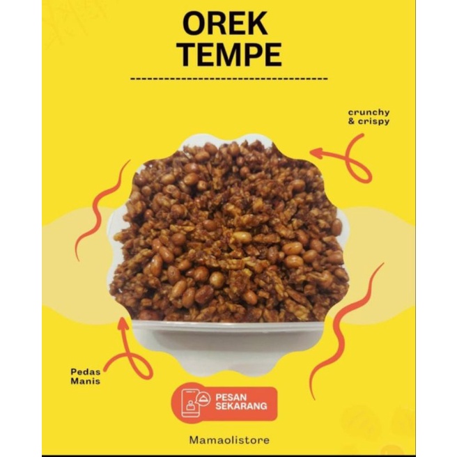 

Orek Tempe Kering Pedas manis