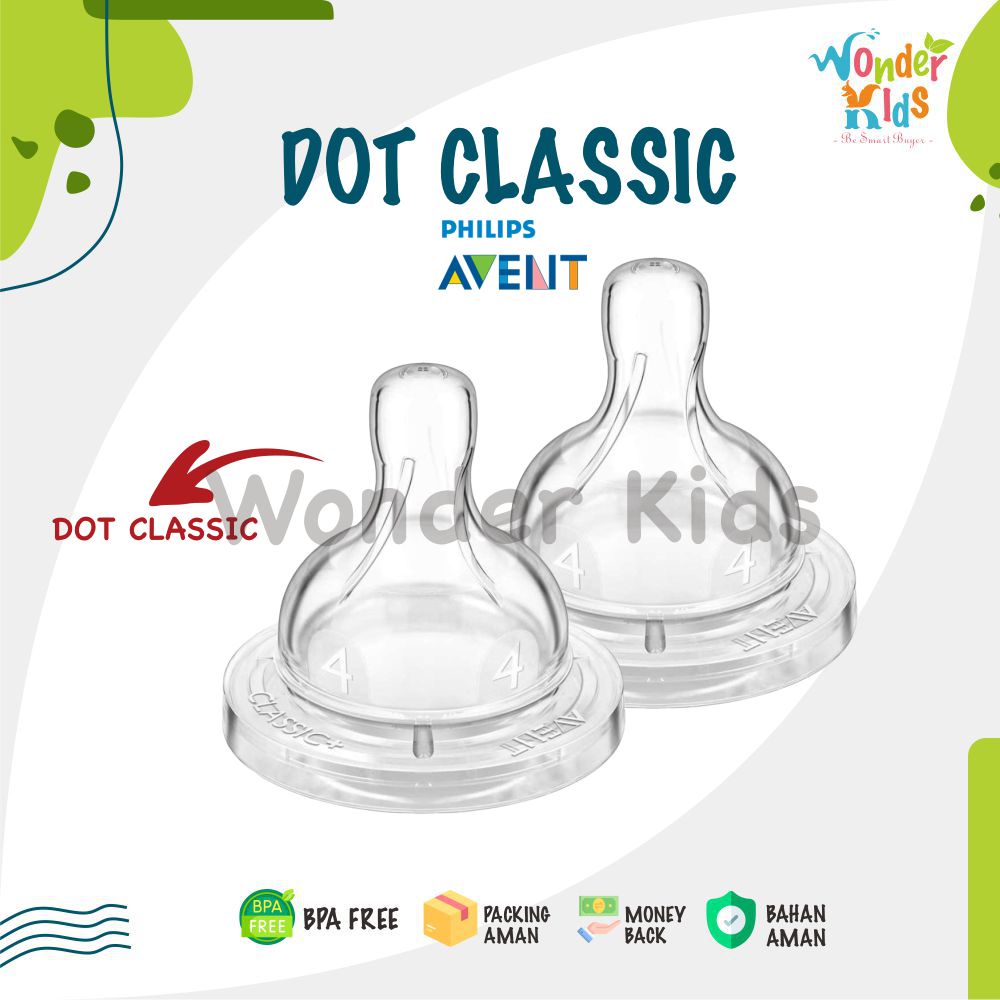 DOT UNTUK PHILIPS AVENT CLASSIC FEEDING NIPPLE OEM / DOT AVENT / DOT AVENT CLASSIC IMPORT