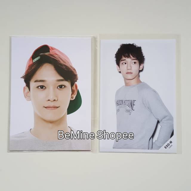EXO OFFICIAL SET CHEN JONGDAE MAMA POSTCARD GROWL MID MIRACLES IN DECEMBER PHOTOSET
