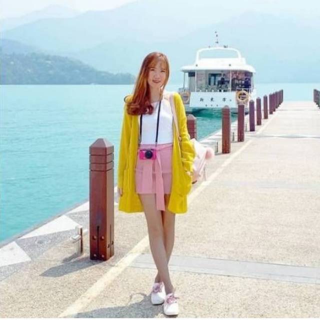 Long cardigan belle Oversize Line Premium | Cardy Saku | Sweater Rajut