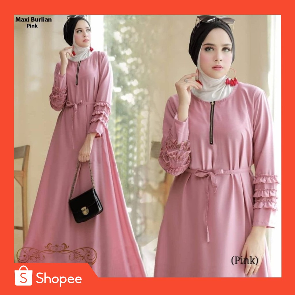 GAMIS MUSLIM BURLIAN / GAMIS BRUKAT TILE/ GAMIS BRUKAT PREMIUM/ GAMIS KONDANGAN/ GAMIS MODEL BARU