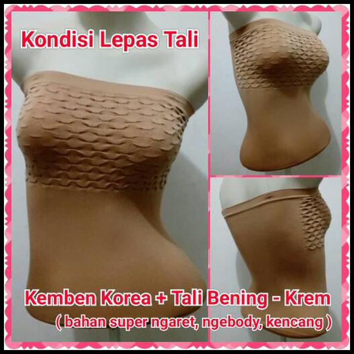 KEMBEN KOREA + TALI BENING - KREM | DALEMAN INNER