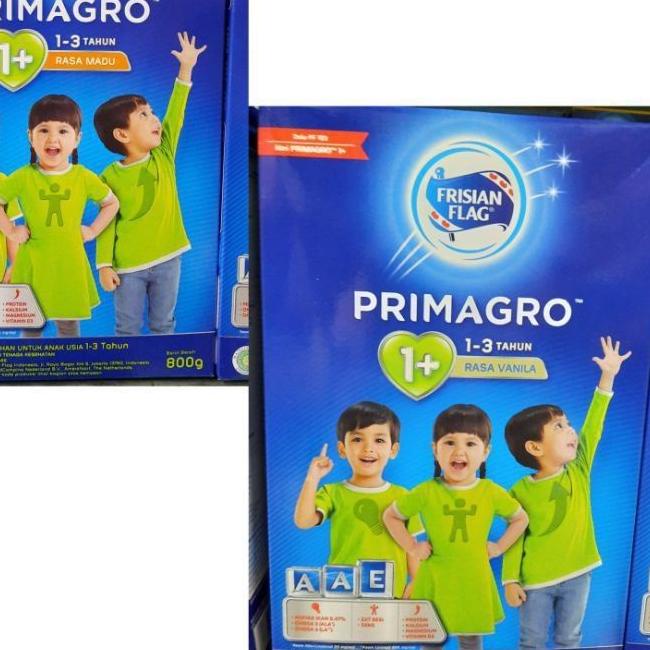 ℮ Susu Frisian Flag Primagro 123 456 Madu/Vanila/Coklat 800gram ☊