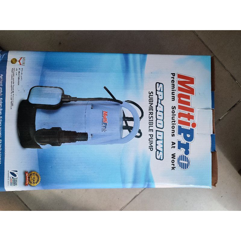 multipro SP400DWS pompa celup air kotor submersible pump SP 400 DWS