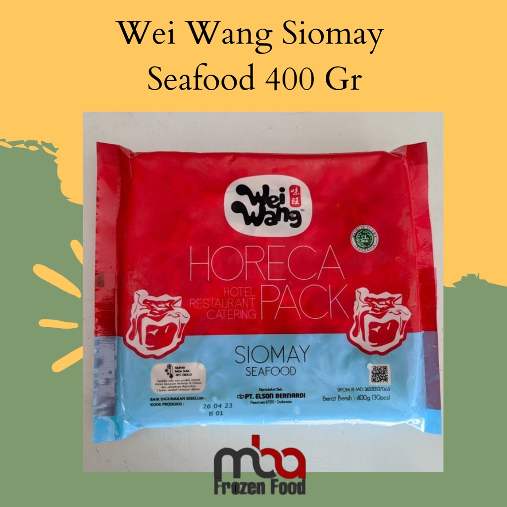 Wei Wang Siomay Seafood 400 Gr - FROZEN FOOD