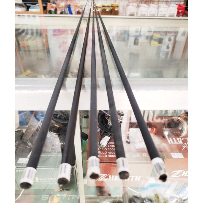 Stik Carbon Solid Karbon Padat 120 cm Sutet Ujung Joran Pancing