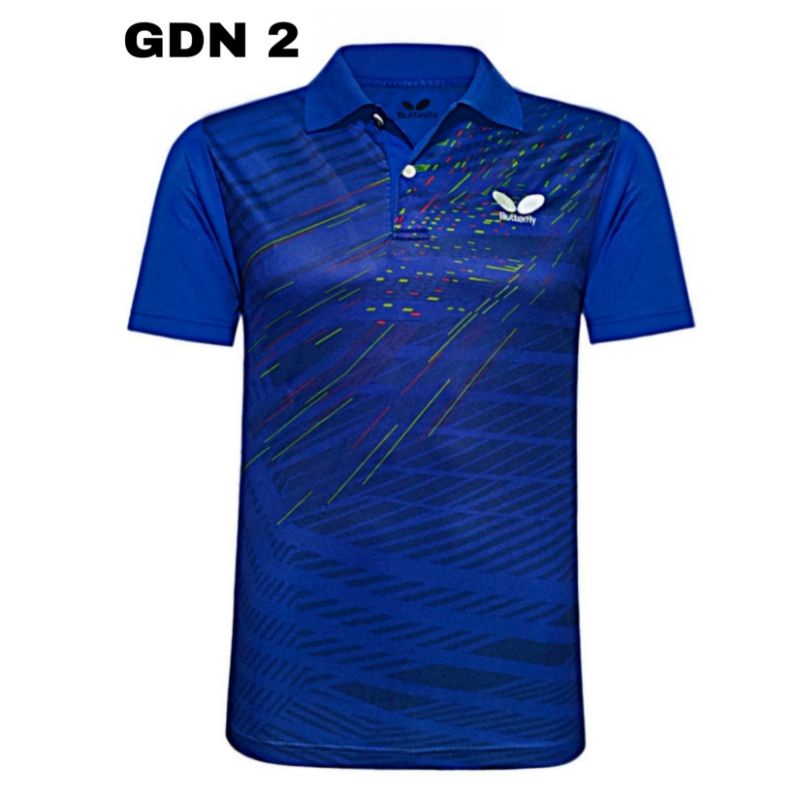 Jersey baju kaos olahraga tenis meja pingpong Butterfly impor GDN 2