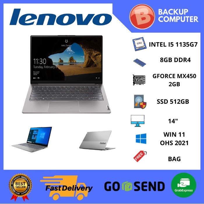 LAPTOP LENOVO Thinkbook 14ITL Gen 2 20VD01BSID I5-1135G7