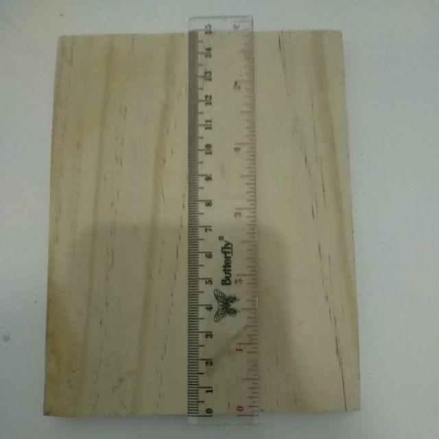  Papan  jati belanda kayu  pinus 15x11x1cm sudah halus  