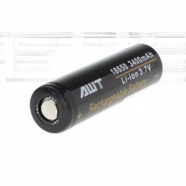 baterai vape AWT 18650 3400mAh black edition