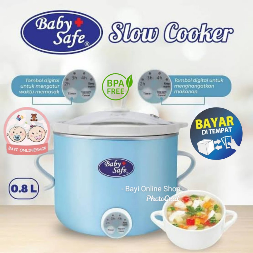 SLOW COOKER DIGITAL BABY SAFE LB007 BABY FOOD MAKER MPASI ALAT MASAK