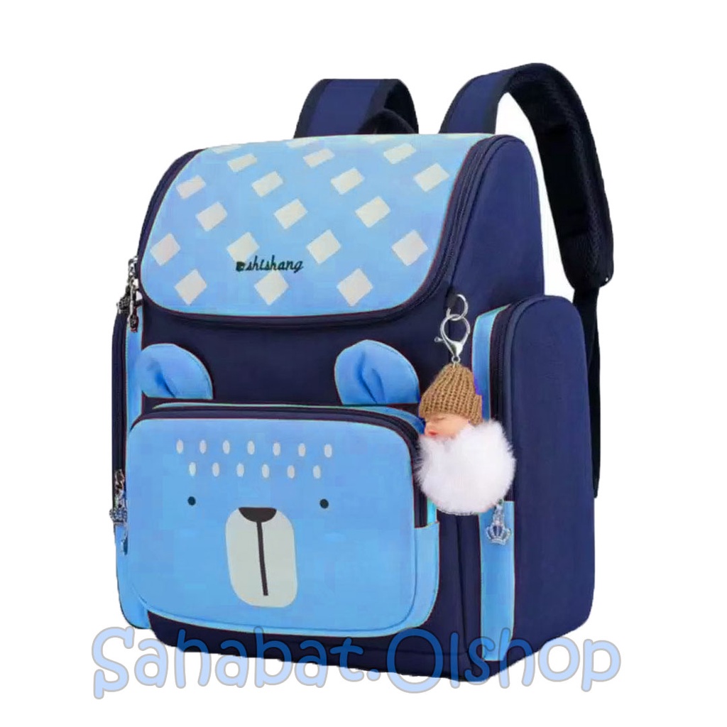 Sahabat Beruang Polka Tas Ransel Anak Sekolah TK/PAUD/SD