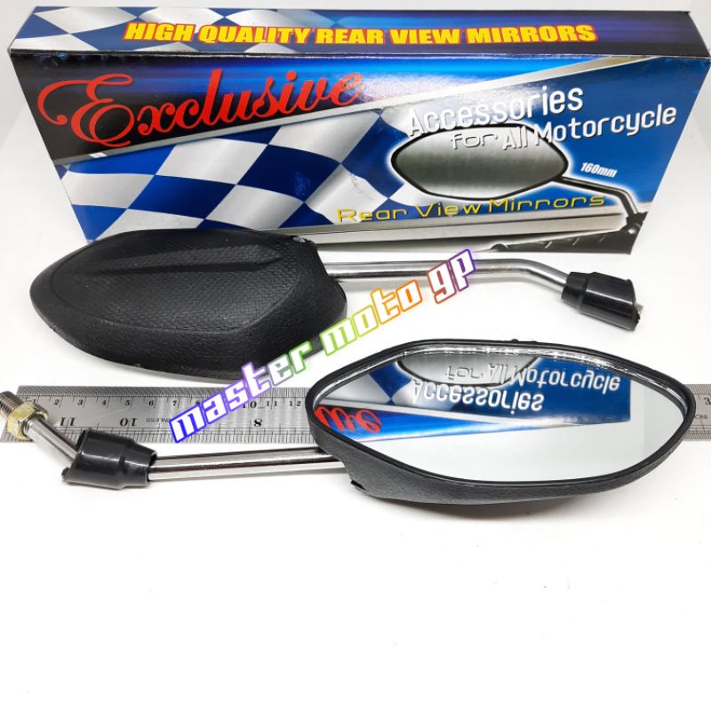 Spion Standar beat exclusive Spion standar beat gagang chrome tangkai chrome spion honda beat vario supra kharisma blade revo Grand tiger cbr