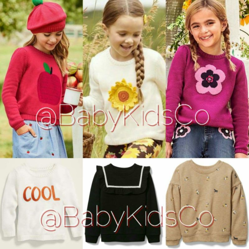 SWEATER JANIE AND JACK GYMBOREE ORIGINAL ANAK PEREMPUAN GIRL JANIE & JACK BRANDED ORI