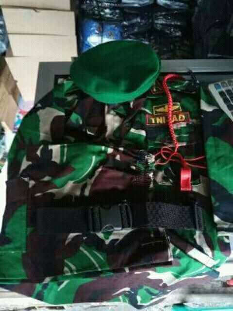 DISKON BAJU PROFESI ANAK PDL LORENG TNI / KOSTUM LORENG MALVINAS ANAK / BAJU KARNAVAL PDL MALVINAS
