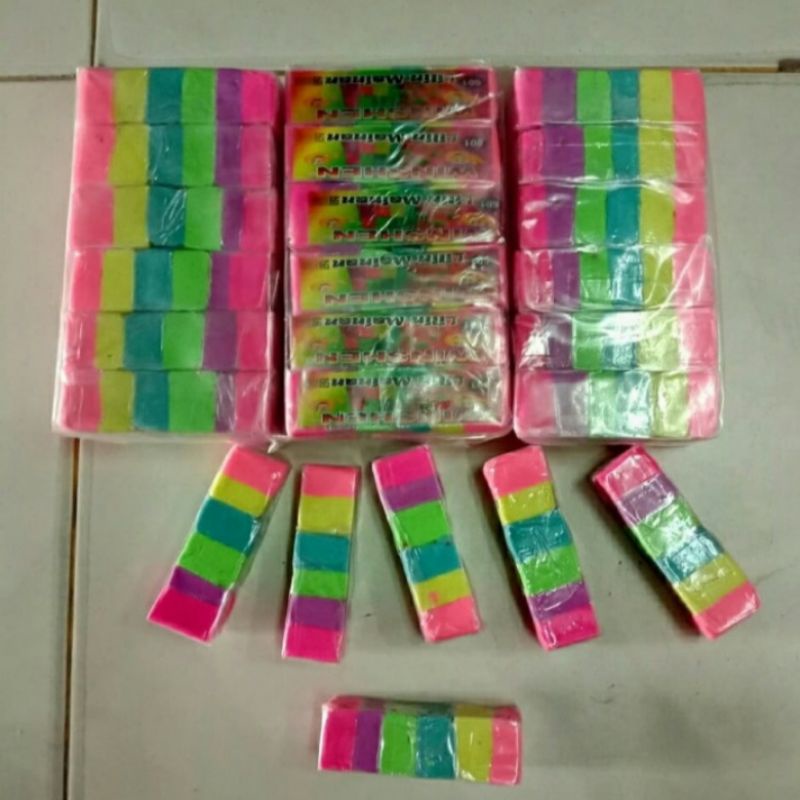 Lilin Mainan Warna Warni / Kerak Lilin / Plastisin kecil