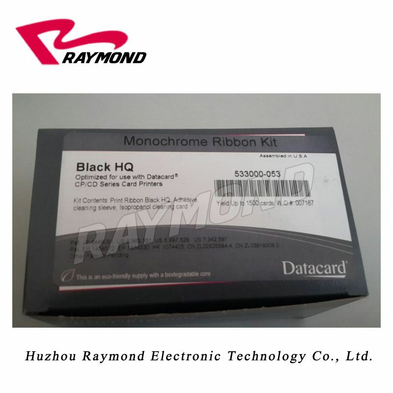 Ribbon Datacard Black HQ CD168  PN: 533000-053