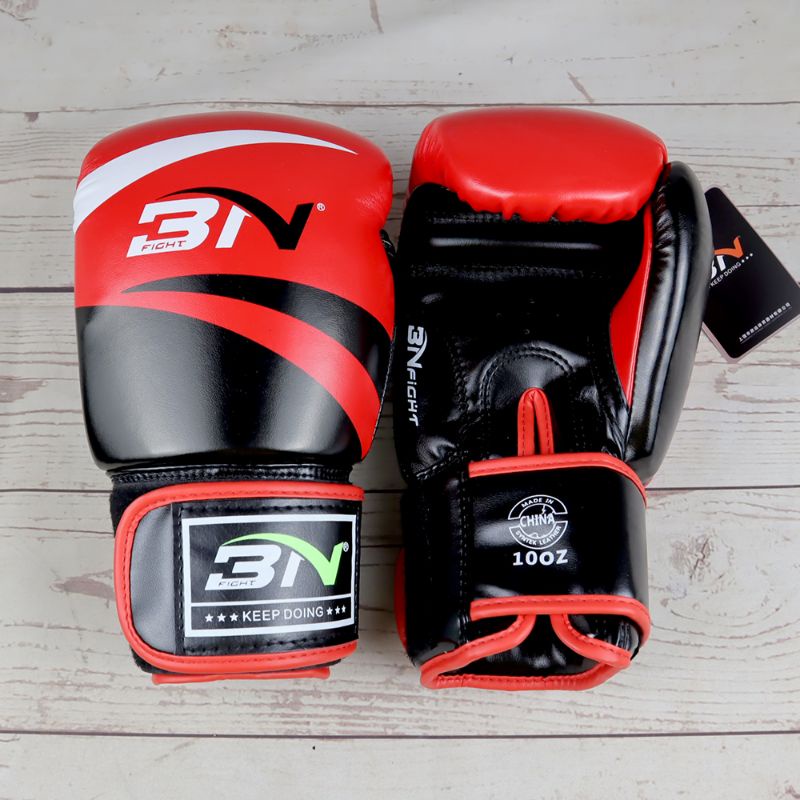 BN PRO - Sarung Tangan Tinju / Glove Kick Boxing Olahraga Beladiri MMA /Sanda /Muaythai Alat Beladir