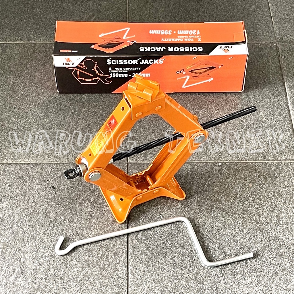 IWT Scissor Jacks Dongkrak Jembatan 2 Ton BODY BESAR Flexible Head