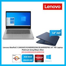 Lenovo IdeaPad Slim 3 14ADA05 AMD ATHLON 3020e RAM 4GB SSD 256GB Win10+OHS