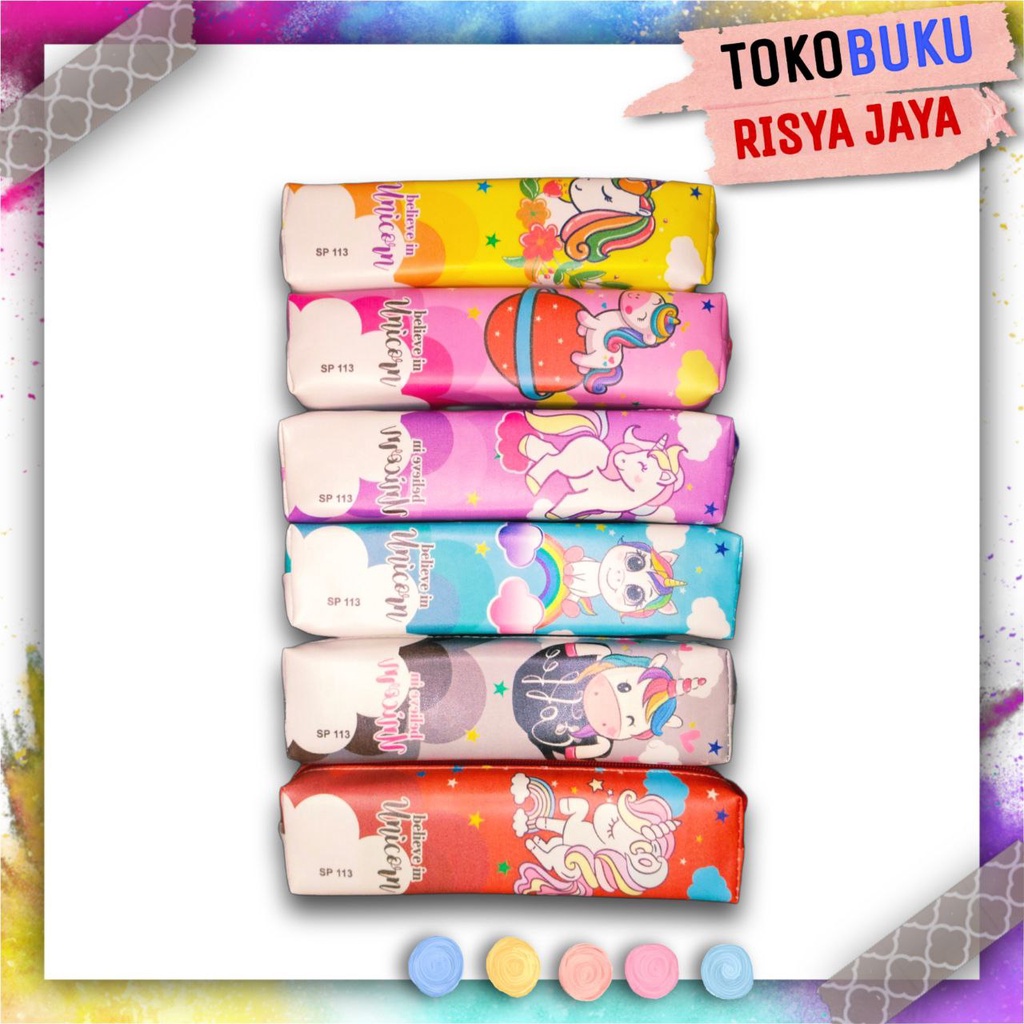 

(PCS) Kotak Pensil Motif Unicorn