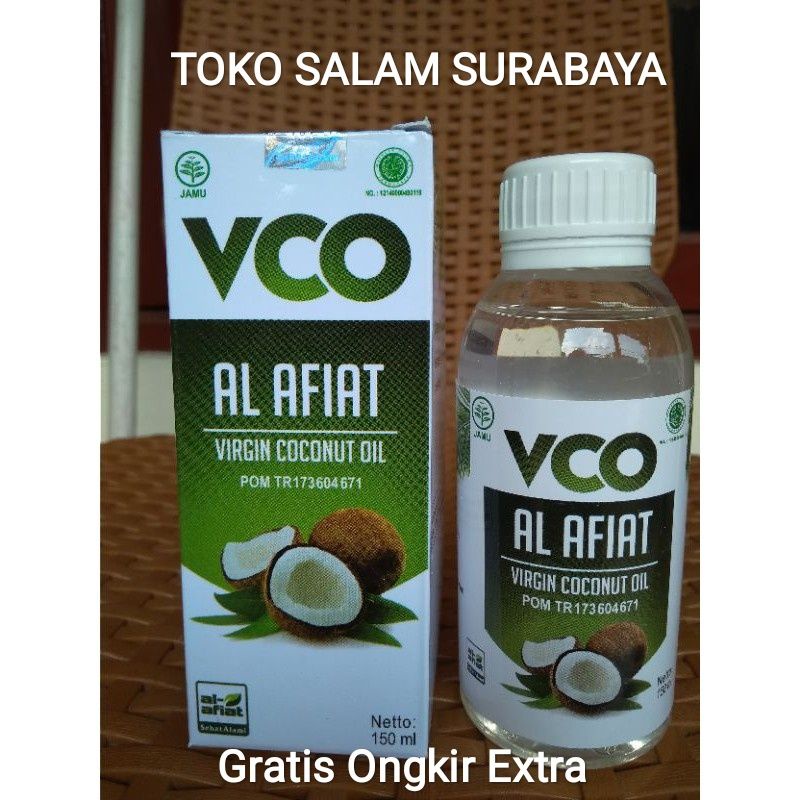 

[150 ML] VCO Virgin Coconut Oil 150 ML - Minyak Kelapa Murni Spesial Al-Afiat