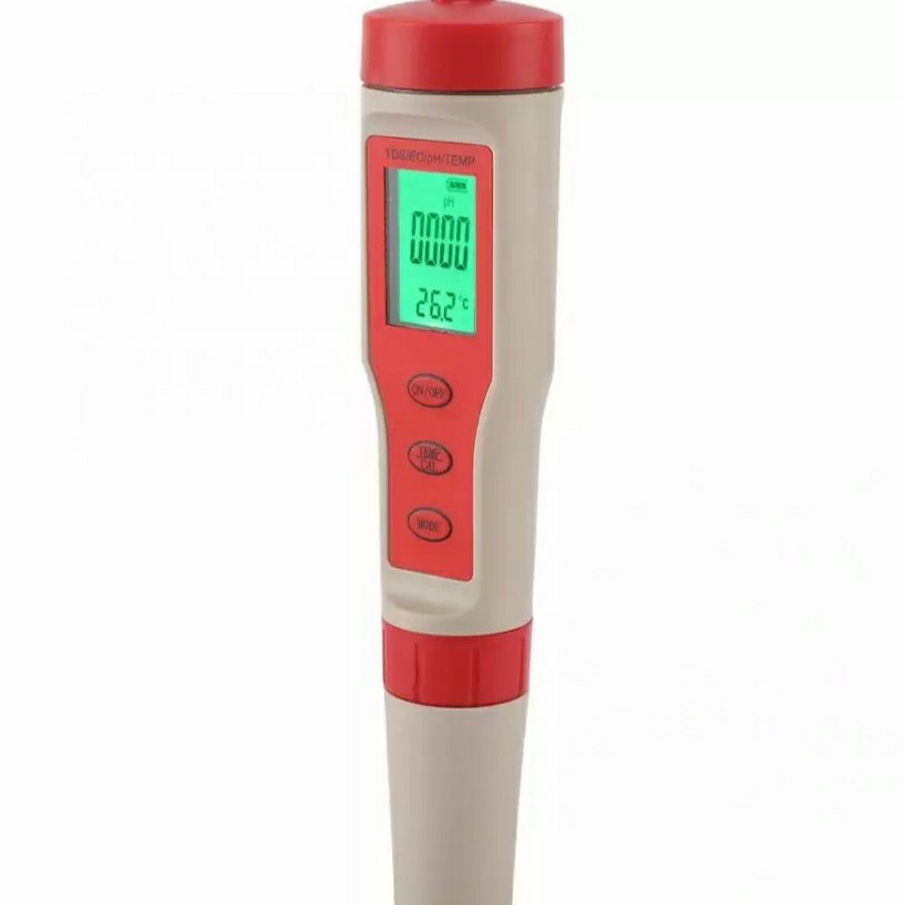 Pen 4 in1 Portable Digital TDS PH EC TEMP Meter Backlihgt Water