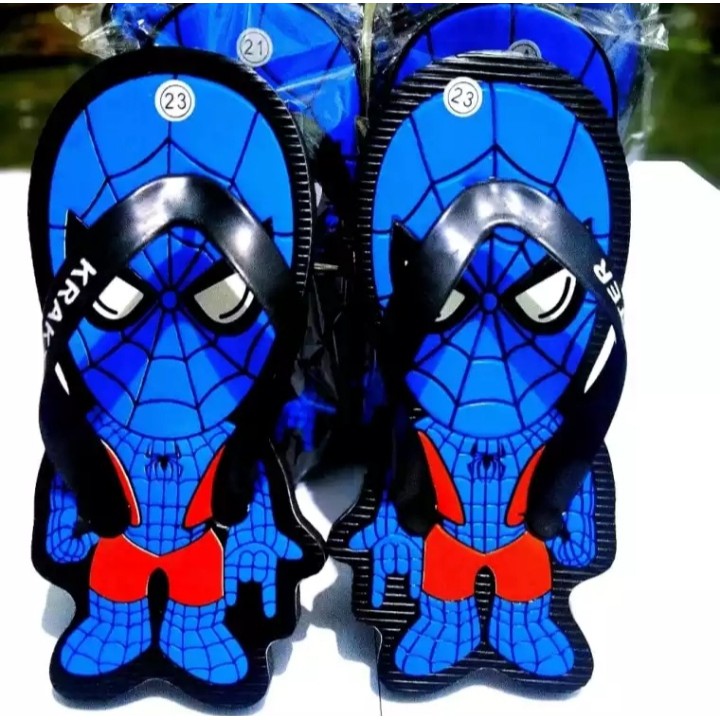 sandal anak karakter spiderman sandal anak laki laki sandal anak sancu