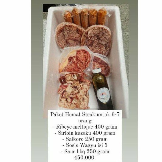 

PAKET STEAK BBQ BISA UNTUK 7 ORANG