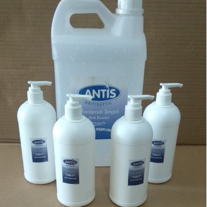 Hand Sanitizer Bottle Pump 500 ml HALAL / Alkohol 70% Terdaftar / Hand Sanitizer