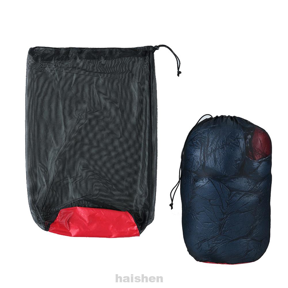 Storage Bag Nylon Sleeping Camping Folding Multifunction Travel Kits Mesh Sack Shopee Indonesia