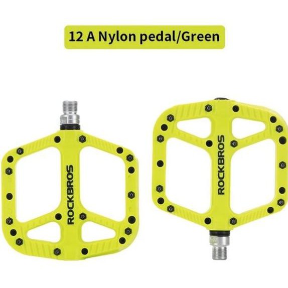 Rockbros 12A Pedal Bearing Nylon Pedal Tapak Lebar Sepeda MTB