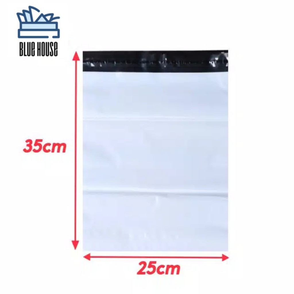 

Polymailer Plastik Packing Putih Tebal 25x35 cm (100pcs)