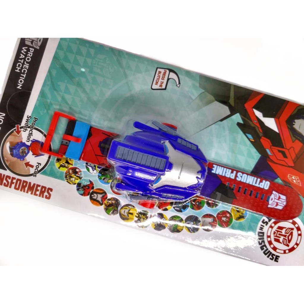 New Arrival JAM TANGAN ANAK LAKI LAKI PROYEKTOR OPTIMUS PRIME TRANSFORMER JUMBO Low Price!