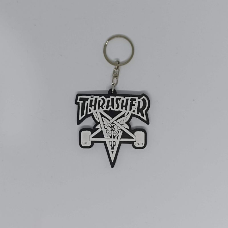 GANTUNGAN KUNCI KARET / KEYCHAIN SEPATU / THRASHER TERLARIS