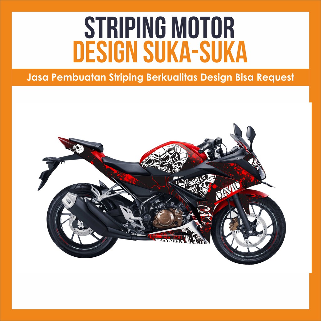 Striping Decal Lis Cbr150 Facelift Semi Full Body Design Bisa