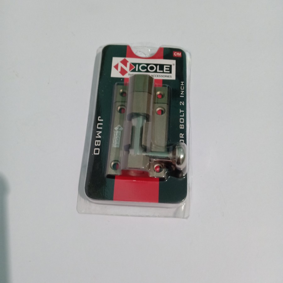 Grendel Pintu / Jendela Slot Tebal 2" Inch Stainless NICOLE