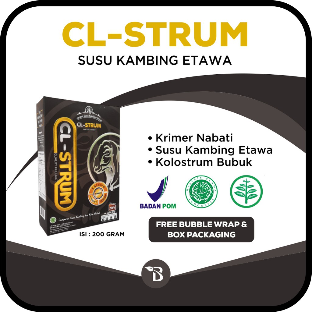 

Susu Kolostrum CL-Strum Campuran Susu Kambing dan Krim Bubuk